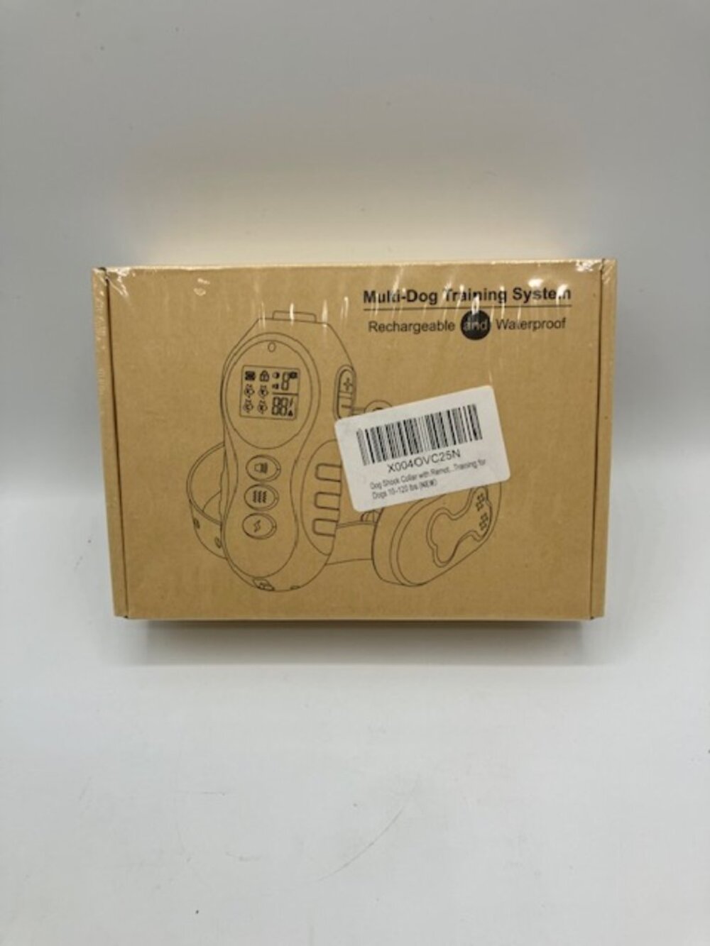 Rechargable Dog Training Collar System Waterproof New‎ in Box Fits 10lb to 120lb